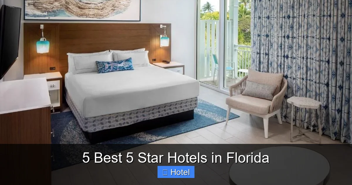 5 Best 5 Star Hotels in Florida