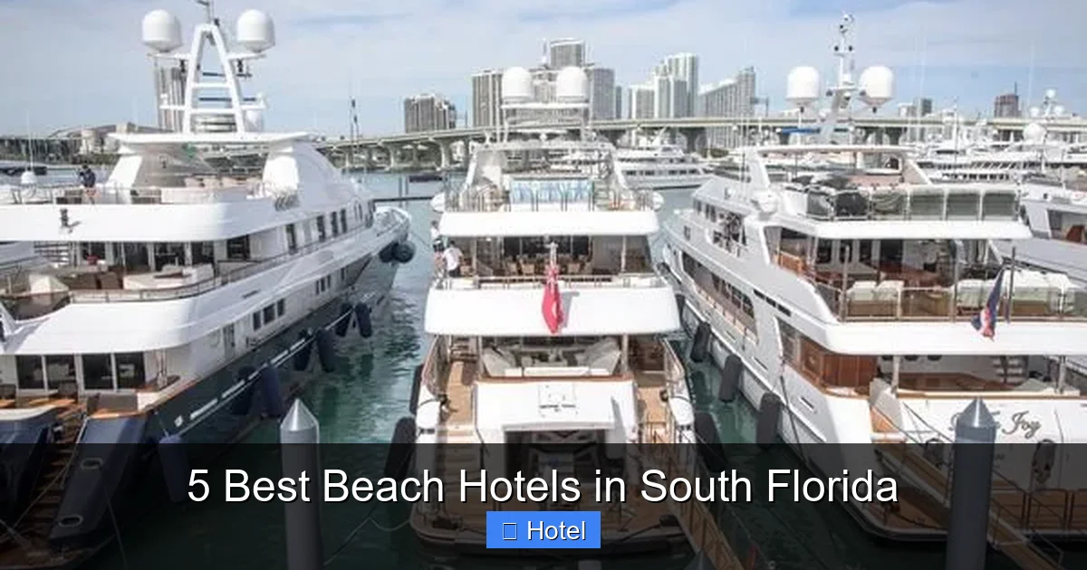 5 Best Beach Hotels in South Florida