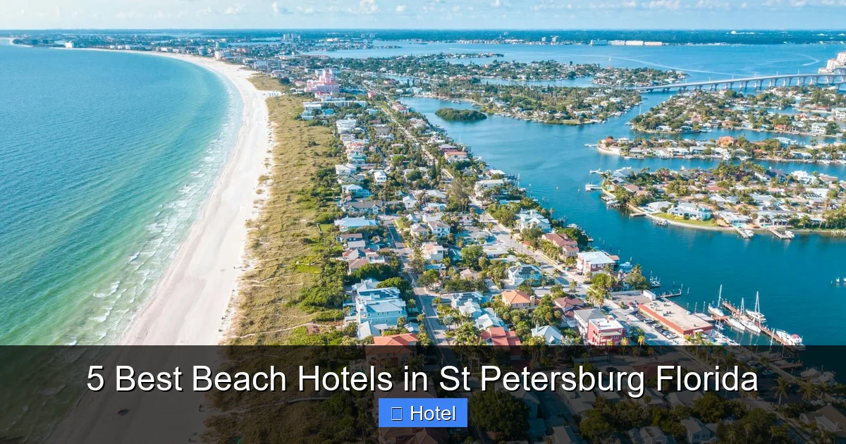 5 Best Beach Hotels in St Petersburg Florida