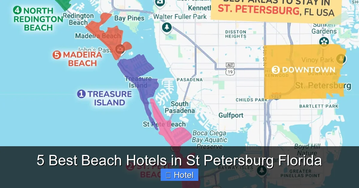 5 Best Beach Hotels in St Petersburg Florida