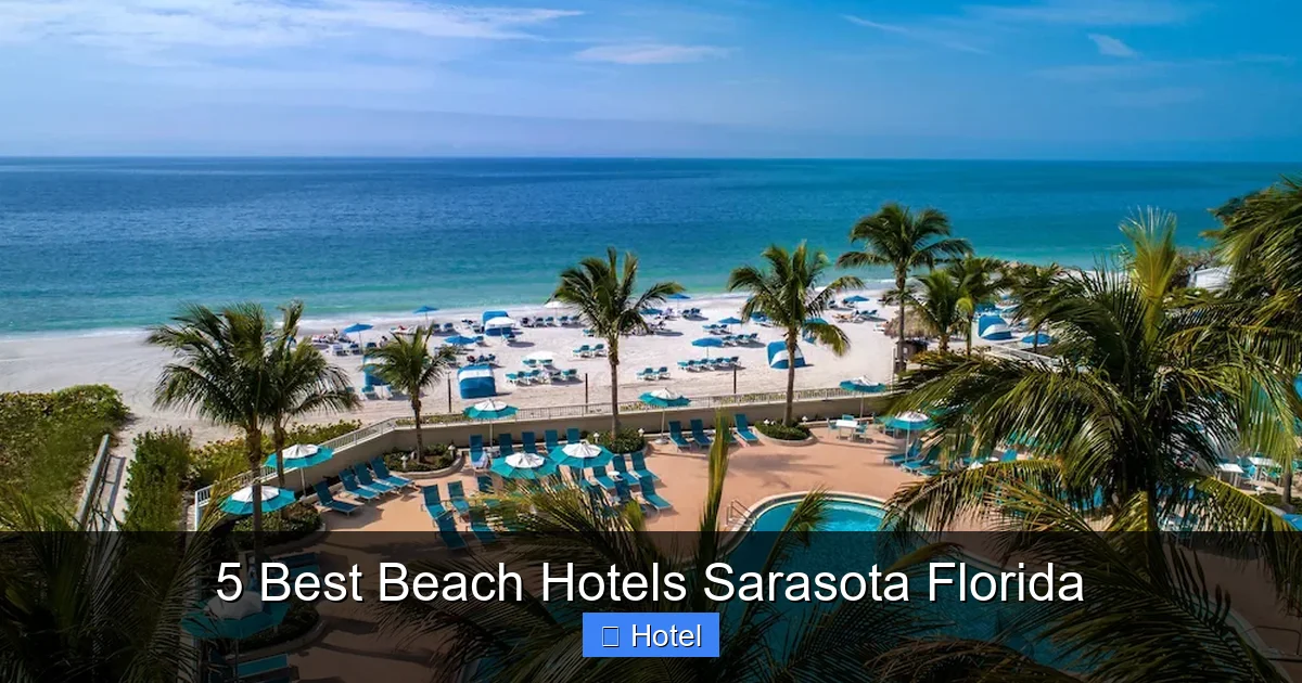 5 Best Beach Hotels Sarasota Florida