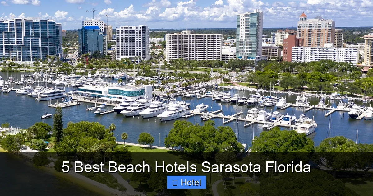 5 Best Beach Hotels Sarasota Florida