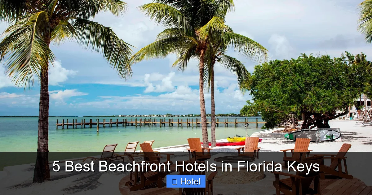 5 Best Beachfront Hotels in Florida Keys