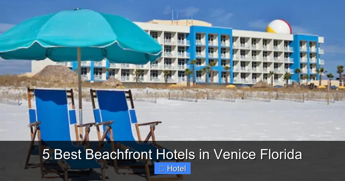 5 Best Beachfront Hotels in Venice Florida