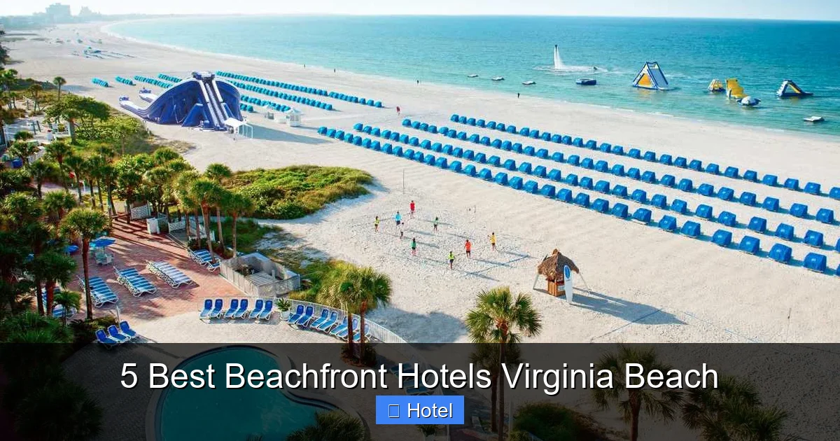 5 Best Beachfront Hotels Virginia Beach
