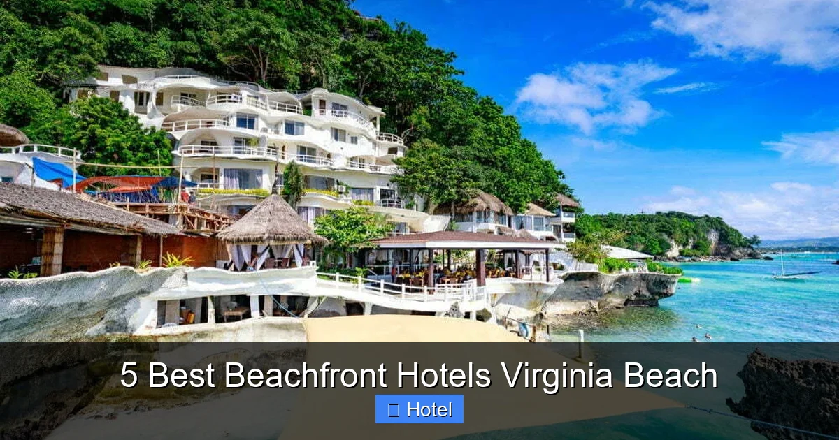 5 Best Beachfront Hotels Virginia Beach