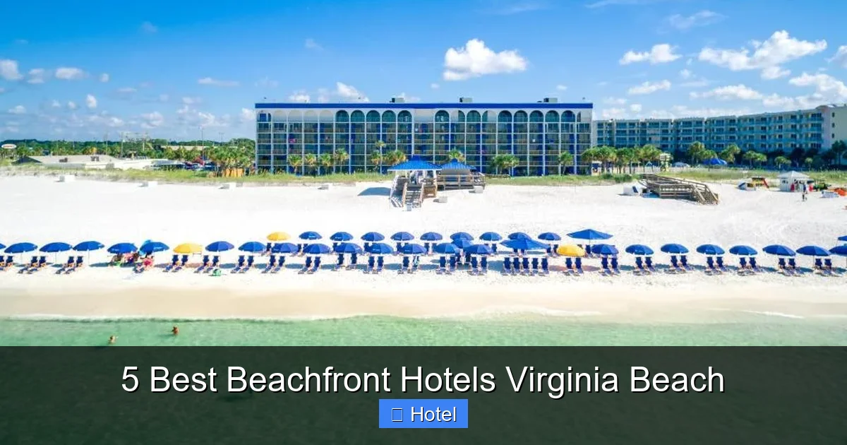 5 Best Beachfront Hotels Virginia Beach
