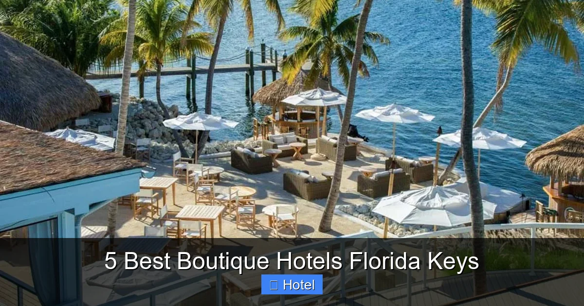 5 Best Boutique Hotels Florida Keys