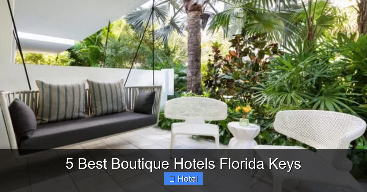 5 Best Boutique Hotels Florida Keys