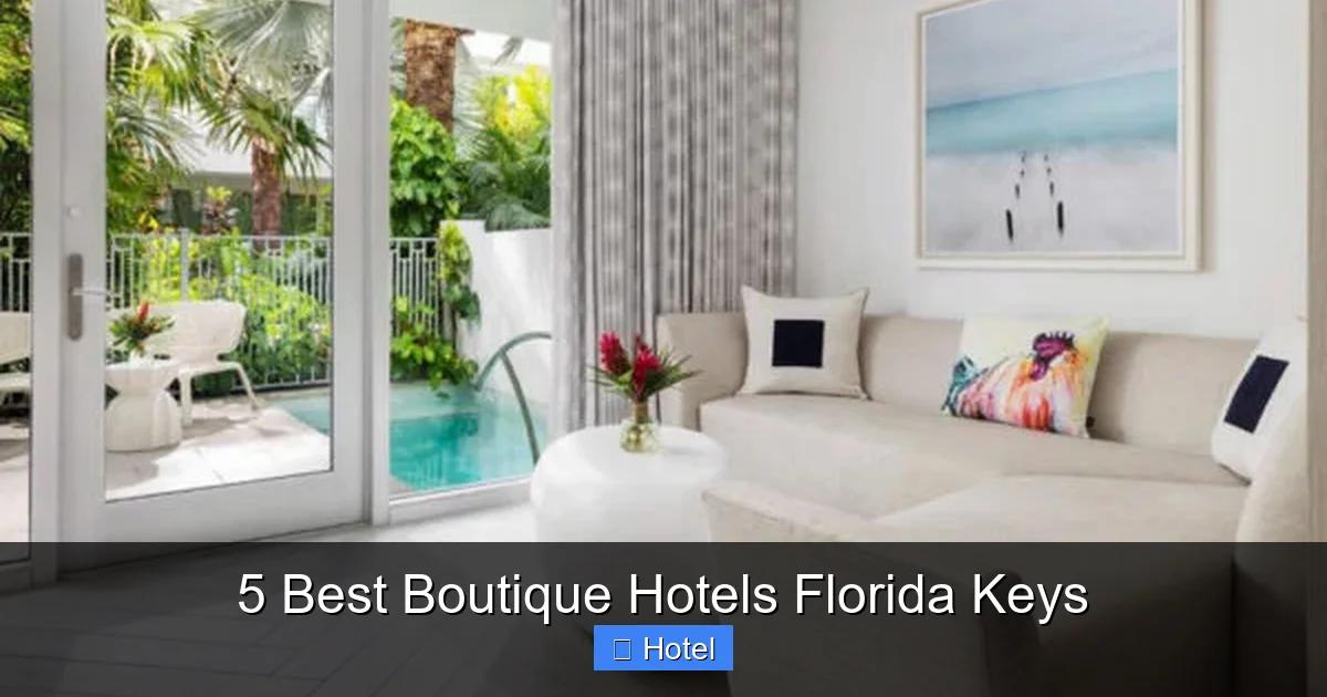 5 Best Boutique Hotels Florida Keys