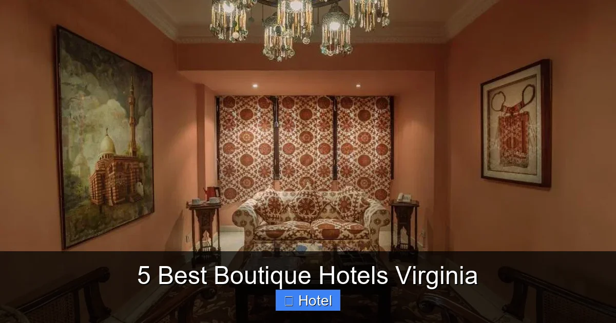 5 Best Boutique Hotels Virginia