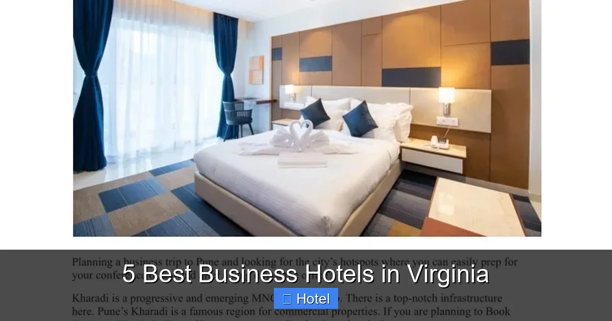 5 Best Business Hotels in Virginia