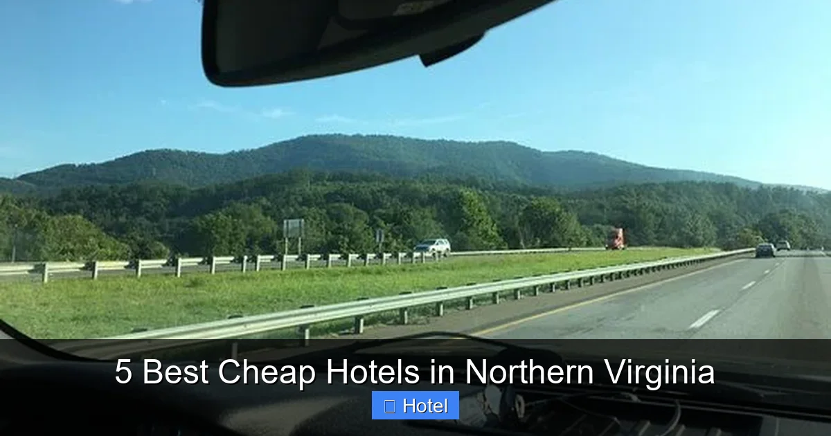 5 Best Cheap Hotels in Northern Virginia