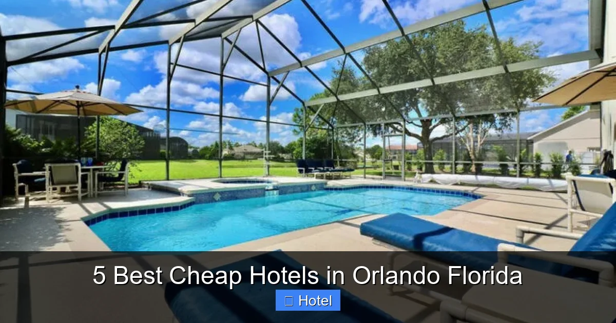 5 Best Cheap Hotels in Orlando Florida