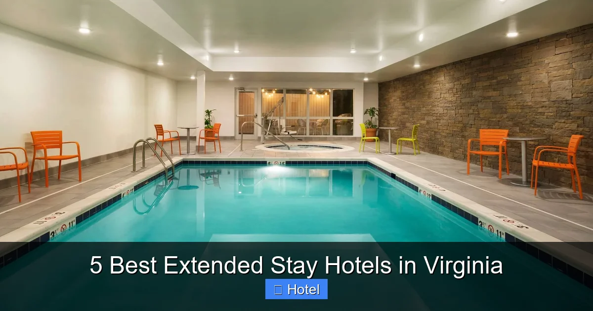 5 Best Extended Stay Hotels in Virginia