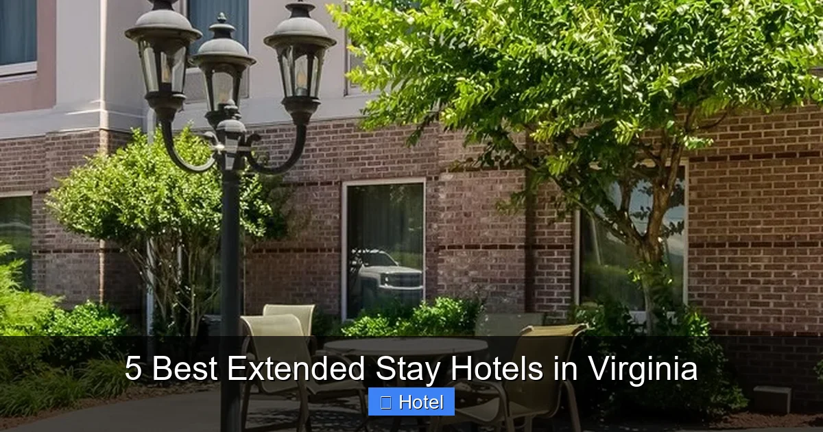 5 Best Extended Stay Hotels in Virginia