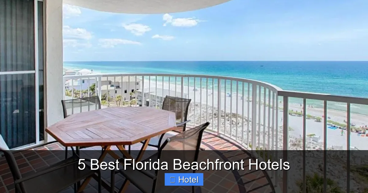 5 Best Florida Beachfront Hotels