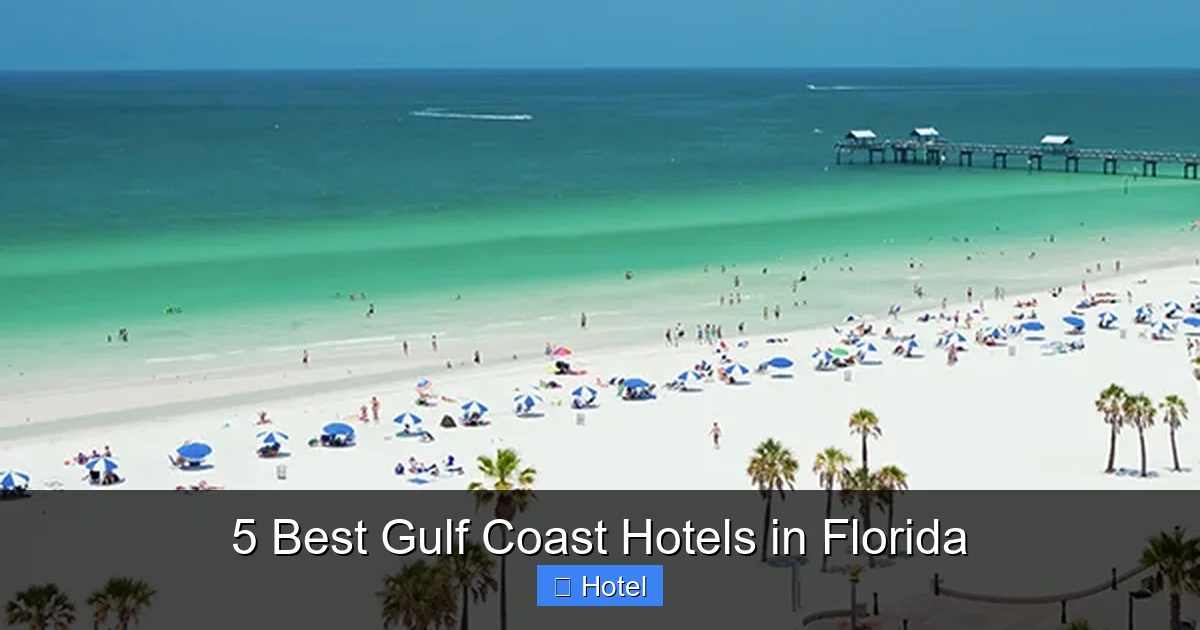 5 Best Gulf Coast Hotels in Florida