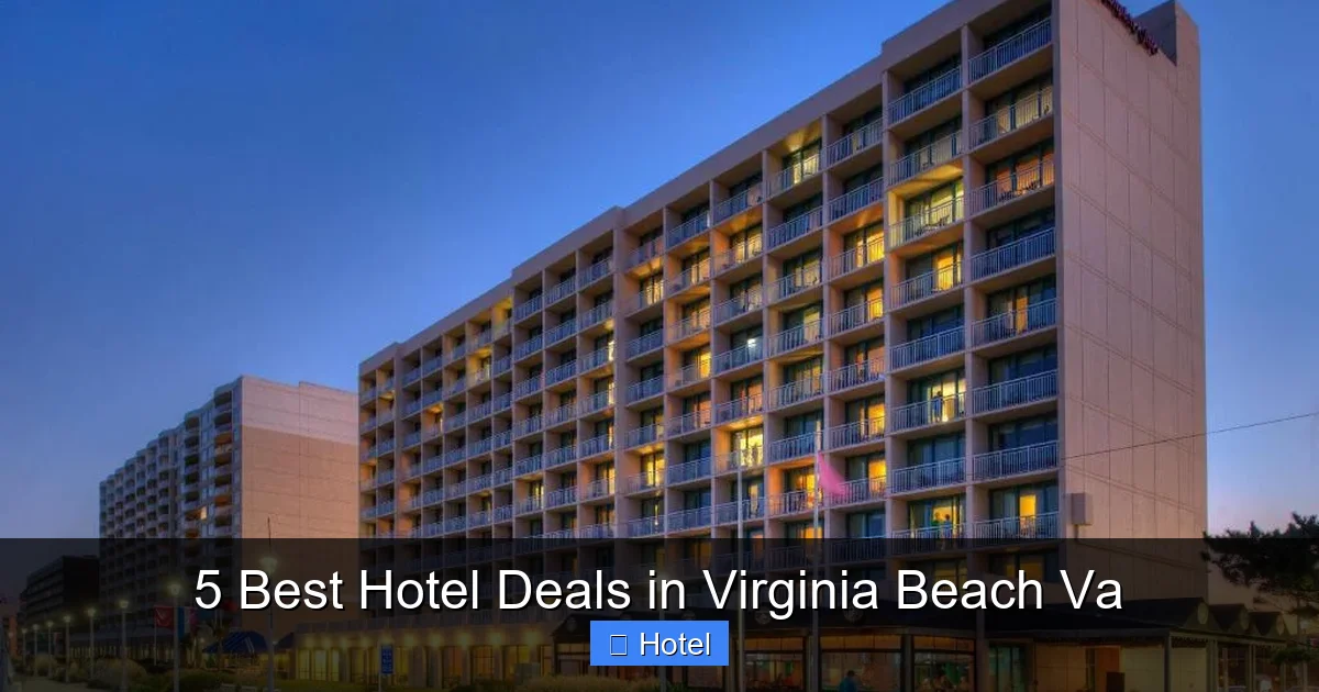 5 Best Hotel Deals in Virginia Beach Va