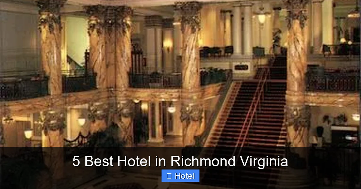 5 Best Hotel in Richmond Virginia
