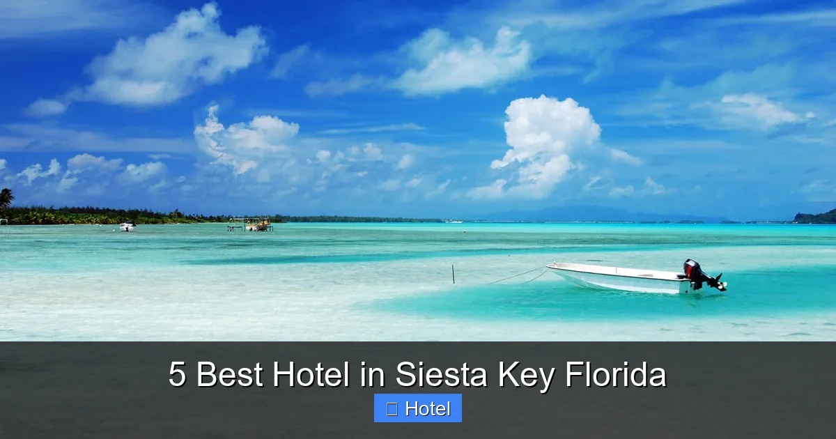 5 Best Hotel in Siesta Key Florida