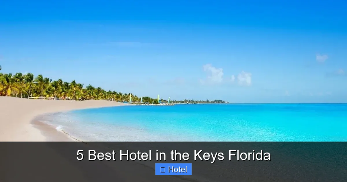 5 Best Hotel in the Keys Florida