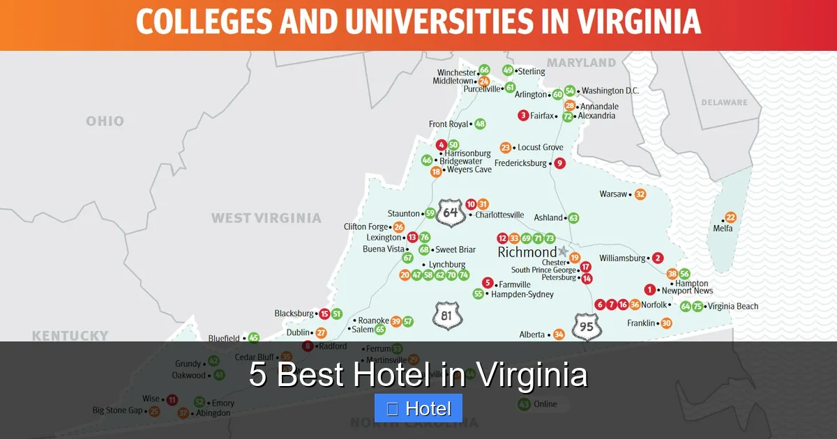 5 Best Hotel in Virginia