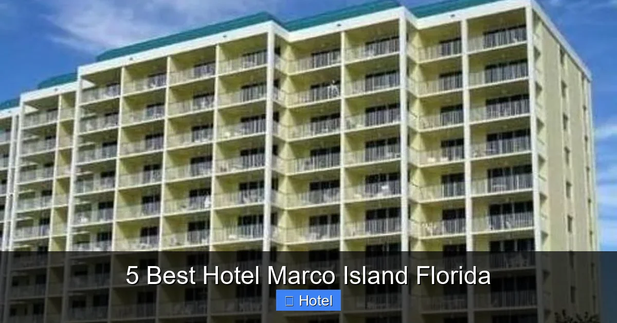 5 Best Hotel Marco Island Florida