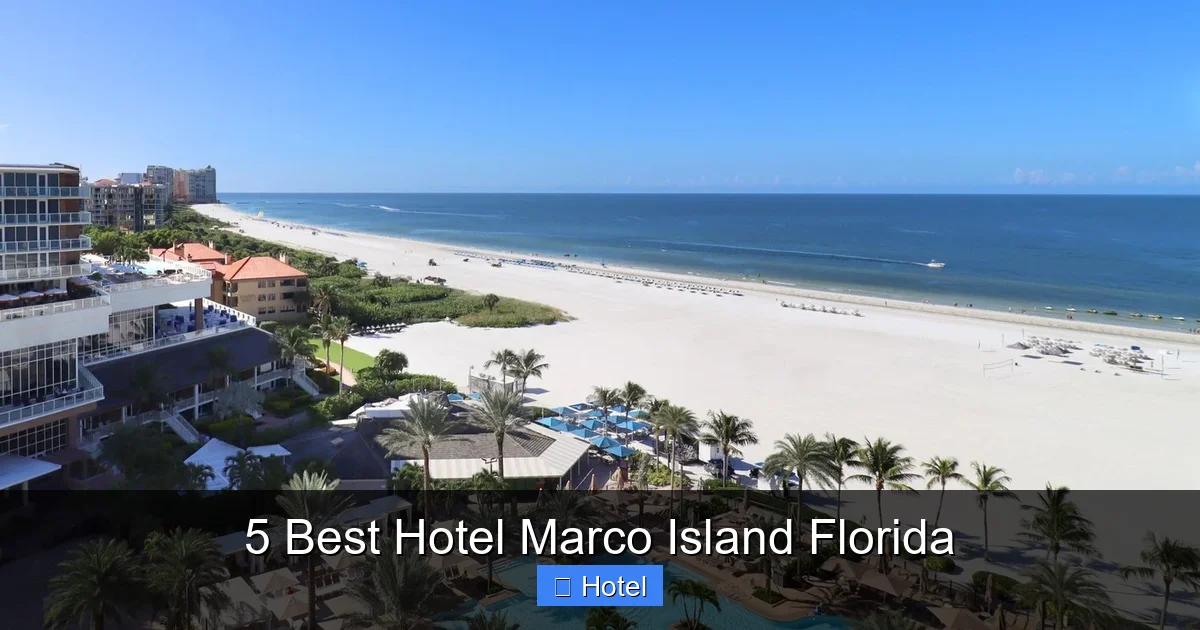5 Best Hotel Marco Island Florida