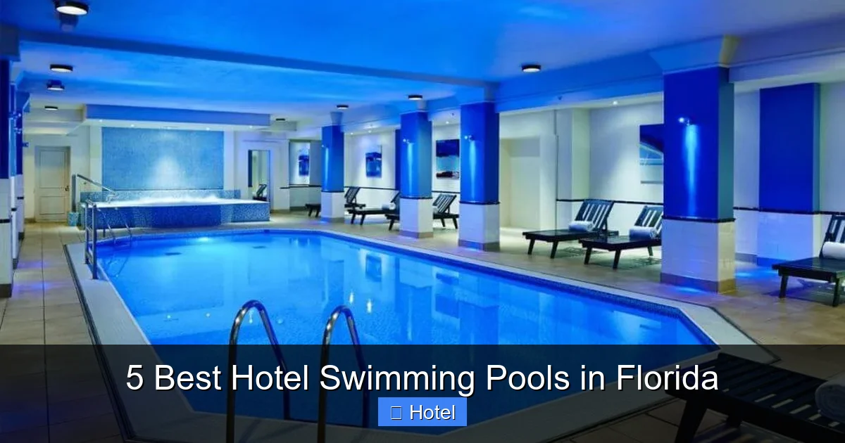 5 Best Hotel Swimming Pools in Florida