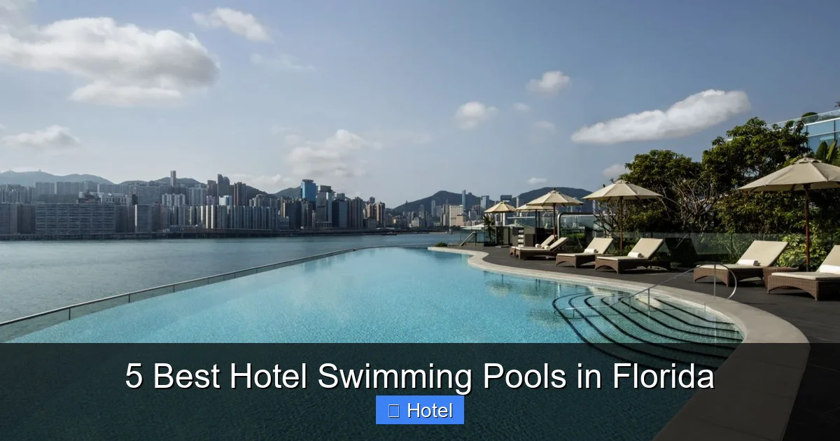 5 Best Hotel Swimming Pools in Florida
