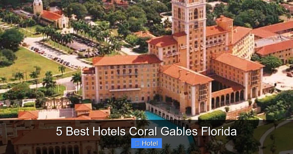 5 Best Hotels Coral Gables Florida