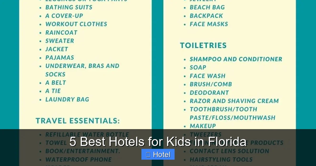 5 Best Hotels for Kids in Florida