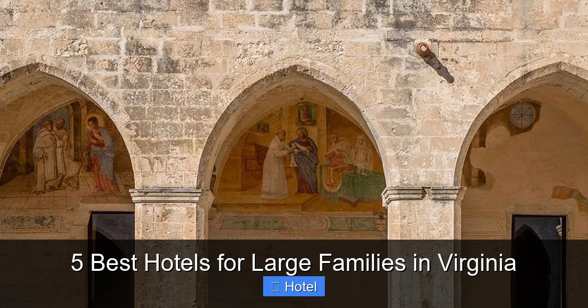 5 Best Hotels for Large Families in Virginia