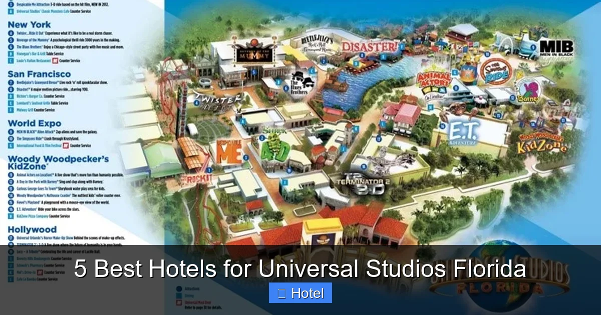 5 Best Hotels for Universal Studios Florida