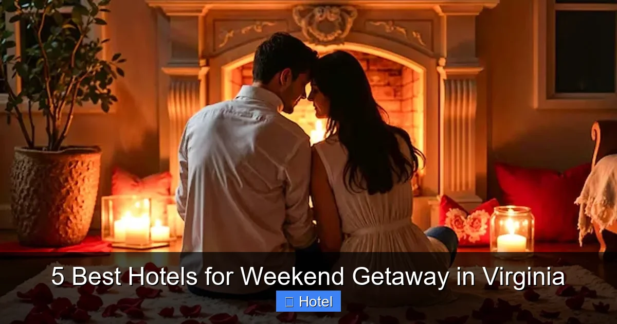 5 Best Hotels for Weekend Getaway in Virginia