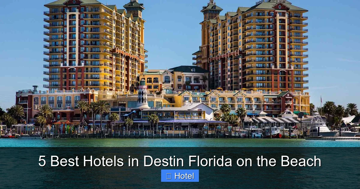 5 Best Hotels in Destin Florida on the Beach