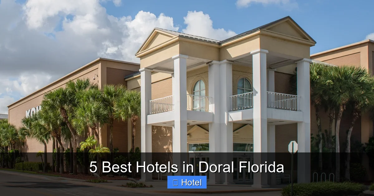 5 Best Hotels in Doral Florida