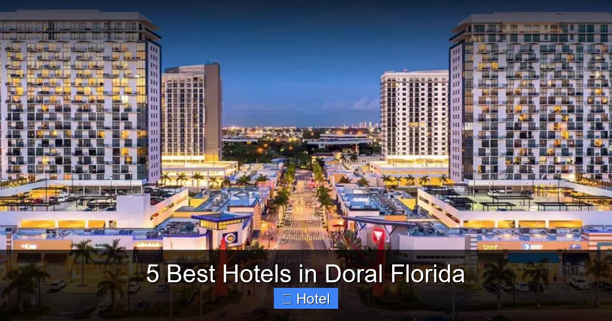 5 Best Hotels in Doral Florida