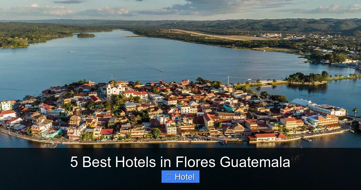 5 Best Hotels in Flores Guatemala
