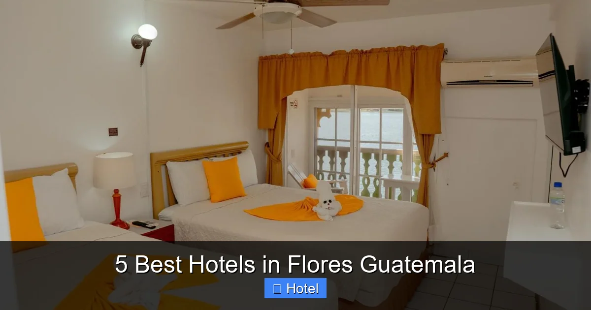 5 Best Hotels in Flores Guatemala