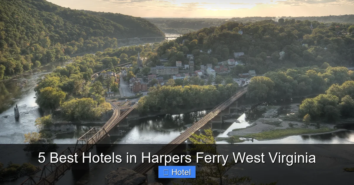 5 Best Hotels in Harpers Ferry West Virginia