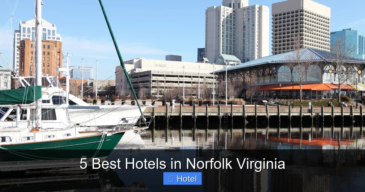 5 Best Hotels in Norfolk Virginia