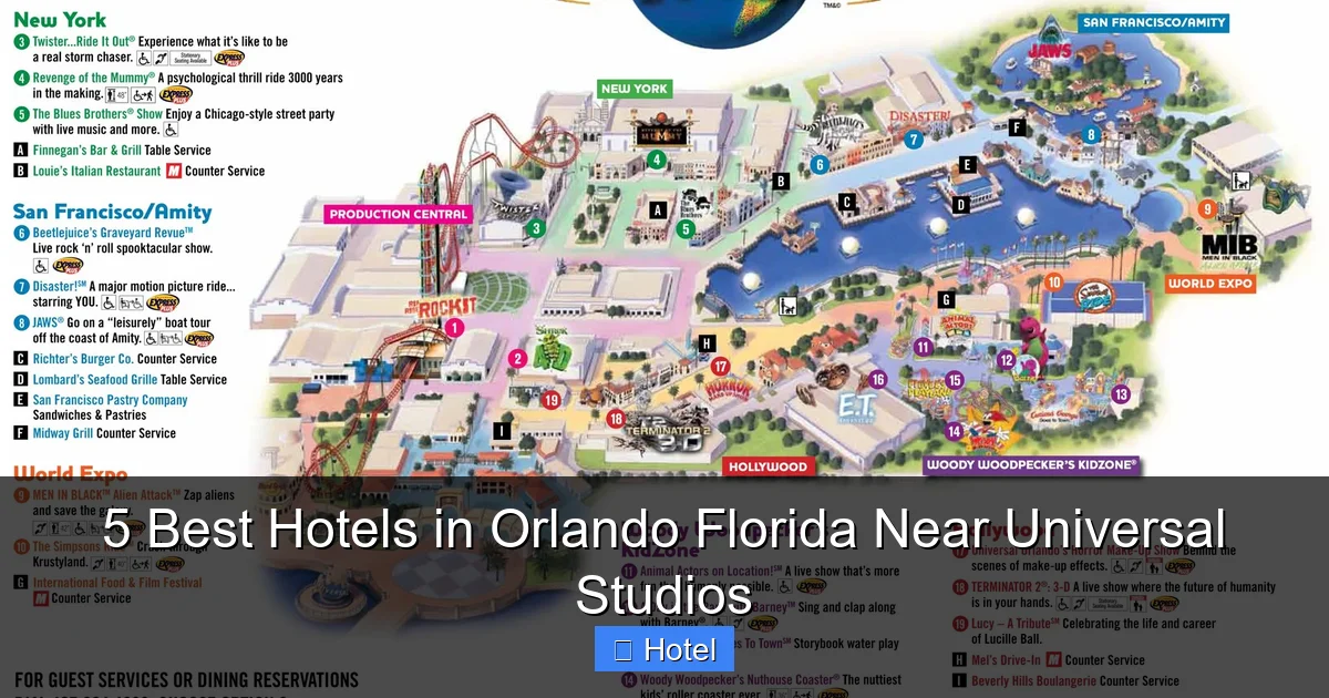 5 Best Hotels in Orlando Florida Near Universal Studios