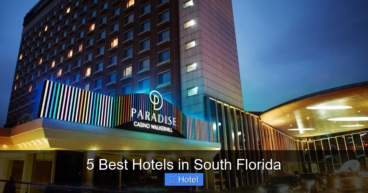 5 Best Hotels in South Florida