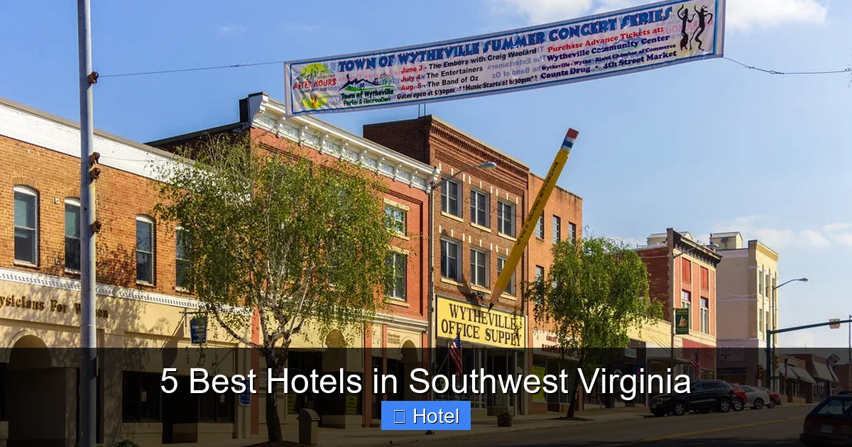 5 Best Hotels in Southwest Virginia