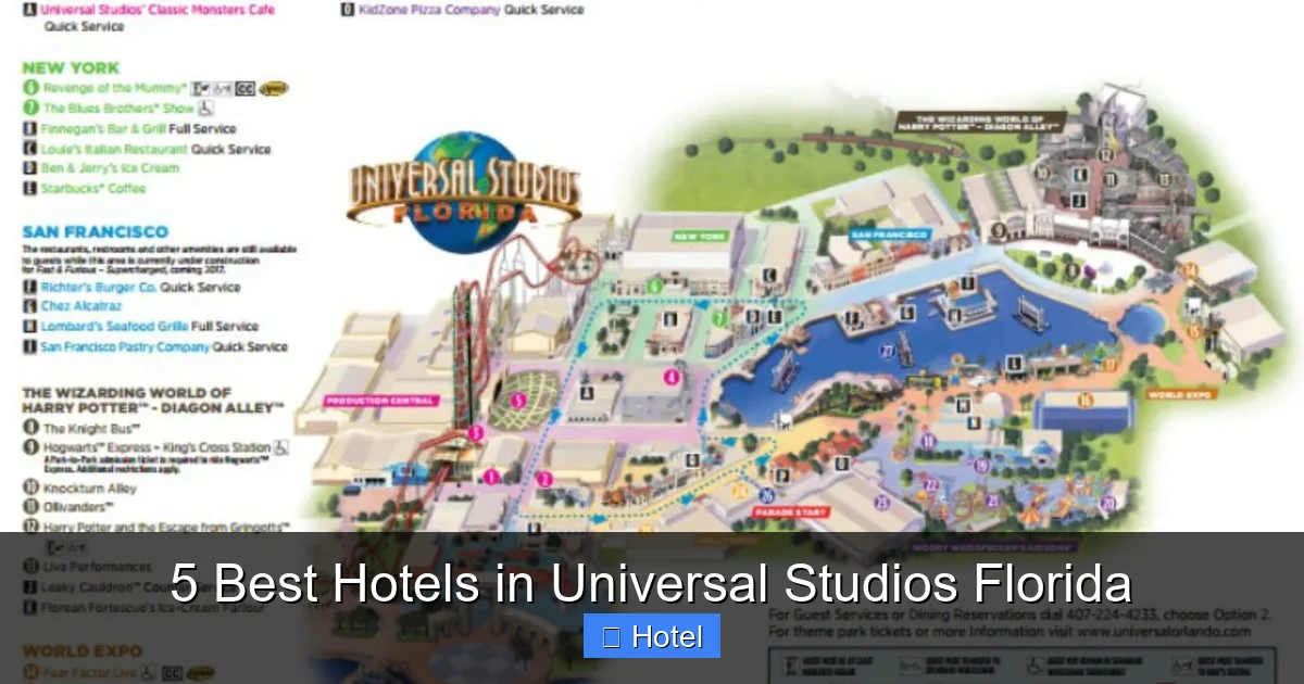 5 Best Hotels in Universal Studios Florida