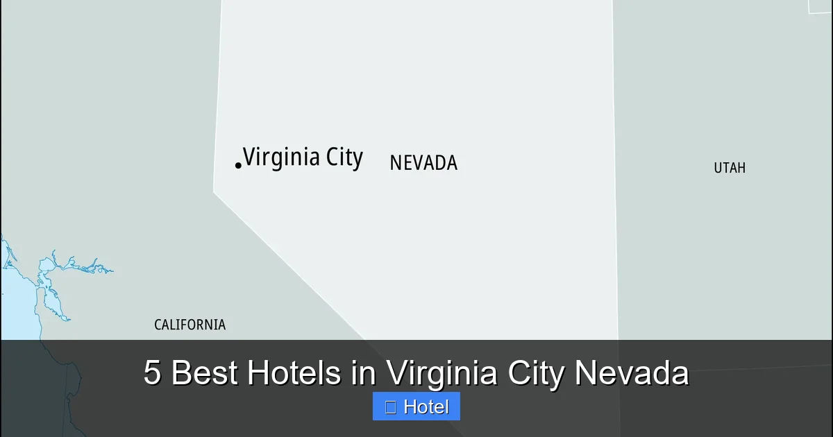 5 Best Hotels in Virginia City Nevada
