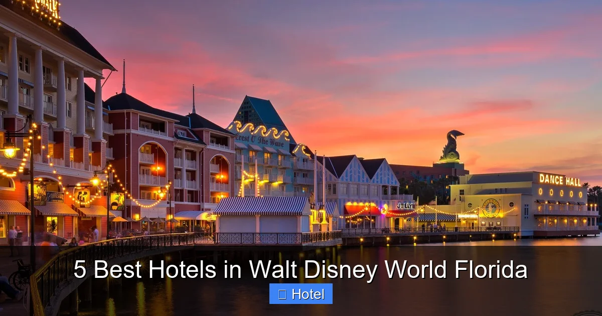 5 Best Hotels in Walt Disney World Florida