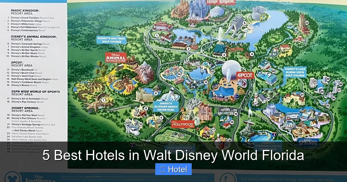 5 Best Hotels in Walt Disney World Florida